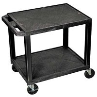 24 Inch 2 Shelf Mobile Printer Stand / Cart with Electrical Assembly 24 Inch 2 Shelf Mobile Printer Stand / Cart with Electrical Assembly
