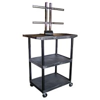 48 Inch 3 Shelf Mobile TV Stand for Flat Panel TV - LE48WTUD 48 Inch 3 Shelf Mobile TV Stand for Flat Panel TV - LE48WTUD