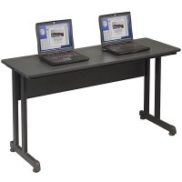PJ Computer Training Table Workstation - Black PJ Computer Training Table Workstation - Black