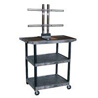 40 Inch 3 Shelf Movable Flat Screen / Panel TV Stand - LE40WTUD 40 Inch 3 Shelf Movable Flat Screen / Panel TV Stand - LE40WTUD