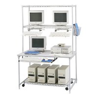 48 inch Heavy Duty Wire Shelf Computer Workstation 48 inch Heavy Duty Wire Shelf Computer Workstation