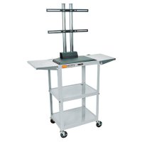 Colored Adjustable Flat Screen / Panel TV Stand with Drop Leaf Sides Colored Adjustable Flat Screen / Panel TV Stand with Drop Leaf Sides