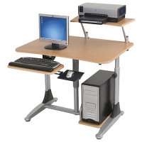 Ergo E. Eazy Ergonomic Adjustable Computer Desk / Workstation Ergo E. Eazy Ergonomic Adjustable Computer Desk / Workstation