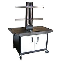 27 Inch Flat Panel / Screen TV Stand with Locking Cabinet - LE27CWTUD 27 Inch Flat Panel / Screen TV Stand with Locking Cabinet - LE27CWTUD