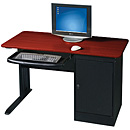 Mahogany Computer Workstation Desk